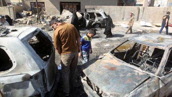 عشرات القتلى بتفجيرات عدة ببغداد والموصل 1 461735