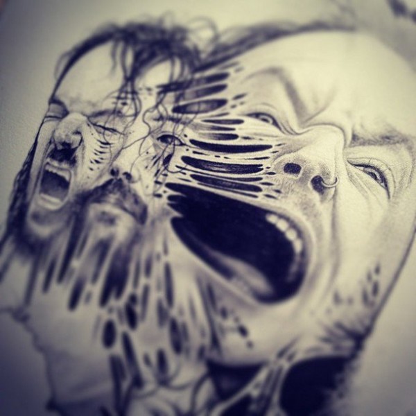 رسومات هياكل عظمية 