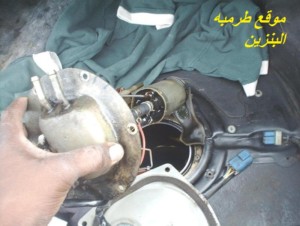 طلمبة بنزين السيارة