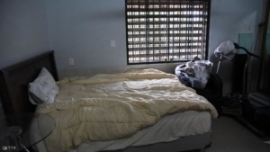 View of Brazilian drug trafficker Jarvis Chimenes Pavao's cell at Tacumbu prison in Asuncion on July 28, 2016.  Three rooms, a plasma TV, a library, and even a collection of DVDs of Colombian Pablo Escobar TV series, Jarvis Pavao Chimenes lived in a luxury cell in Tacumbu prison, one of the most crowded of Paraguay. / AFP / NORBERTO DUARTE / TO GO WITH AFP STORY        (Photo credit should read NORBERTO DUARTE/AFP/Getty Images)