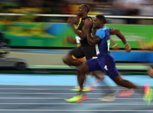 2016 Rio Olympics - Athletics - Final - Men's 100m Final - Olympic Stadium - Rio de Janeiro, Brazil - 14/08/2016. Usain Bolt (JAM) of Jamaica competes. REUTERS/Phil Noble FOR EDITORIAL USE ONLY. NOT FOR SALE FOR MARKETING OR ADVERTISING CAMPAIGNS.