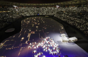 بالصور.. شاهد حفل الألعاب الأولمبية 2016 Rio Olympics - Opening ceremony - Maracana - Rio de Janeiro, Brazil - 05/08/2016. Performers take part in the opening ceremony. REUTERS/Morry Gash/Pool FOR EDITORIAL USE ONLY. NOT FOR SALE FOR MARKETING OR ADVERTISING CAMPAIGNS.