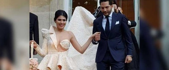 فستان زفاف ارتدته ممثلة في عرسها يثير استياءً شعبياً في بلادها زفاف